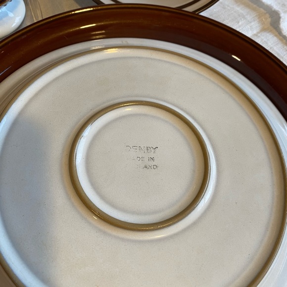 Denby, Renaissance series “Cognac” 4-piece luncheon service for 2 - Picture 5 of 5